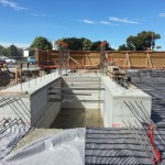 Solid foundations on the new building