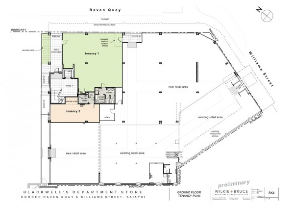 Blackwells Dept Store - proposed ground floor