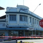 The historic facade of the Blackwell's Department Store in Kaiapoi