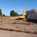 Six metre screw piles